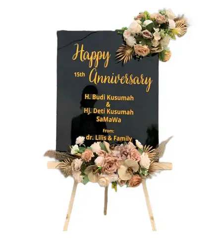 Papan Bunga Akrilik Silungkang Duo